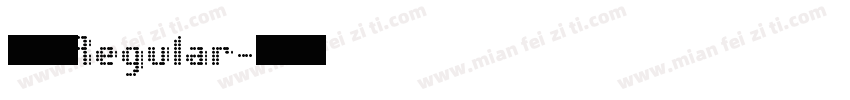 酷乐潮玩体 Regular字体转换
